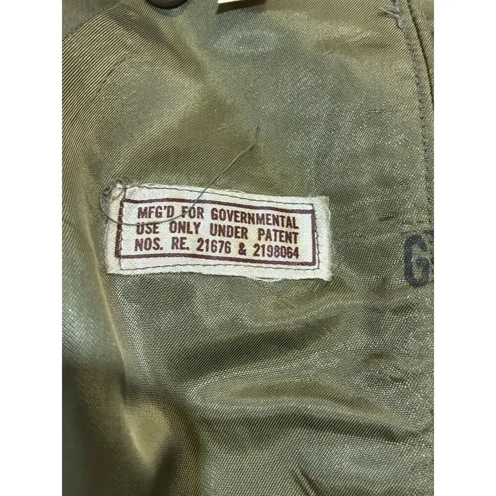 Vintage 1955 Military Wool Liner Korean War Era M-1951 Field Coat Small Long
